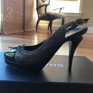 Beautiful Chanel Slings Shoes